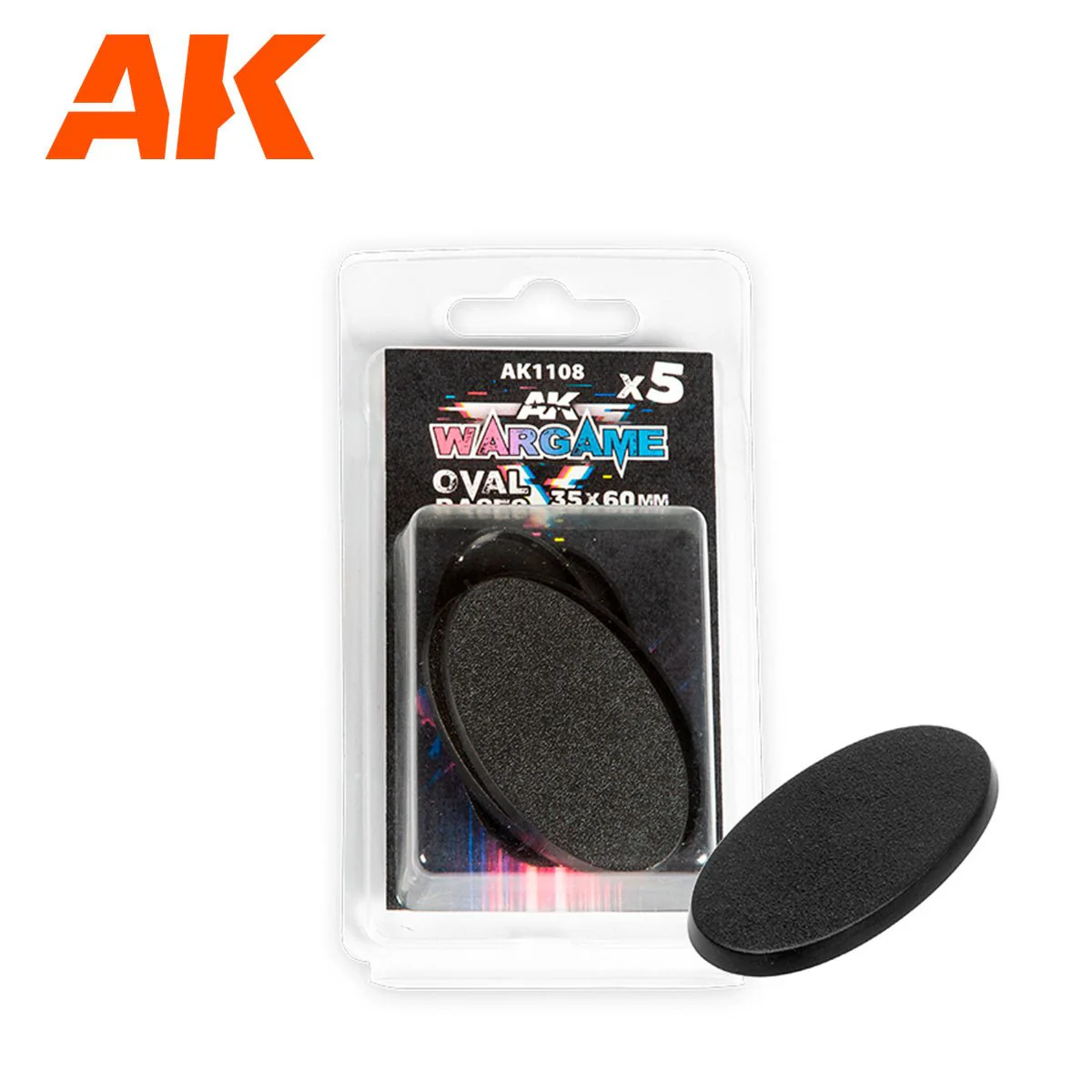 AK Interactive - Oval Bases 35x60mm X 5 (AK1108) - Image 2