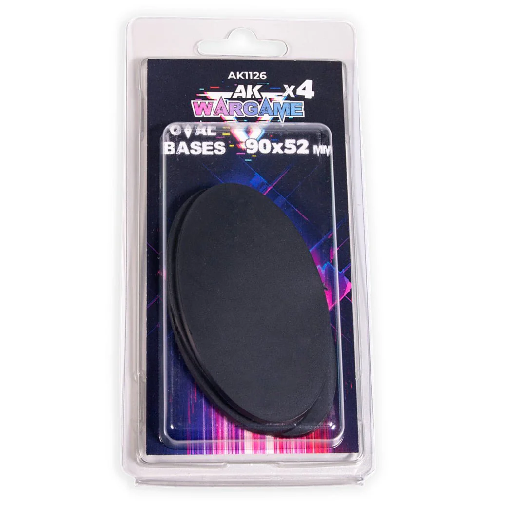 AK Interactive - Oval Bases 90x52mm X 4 (AK1126)