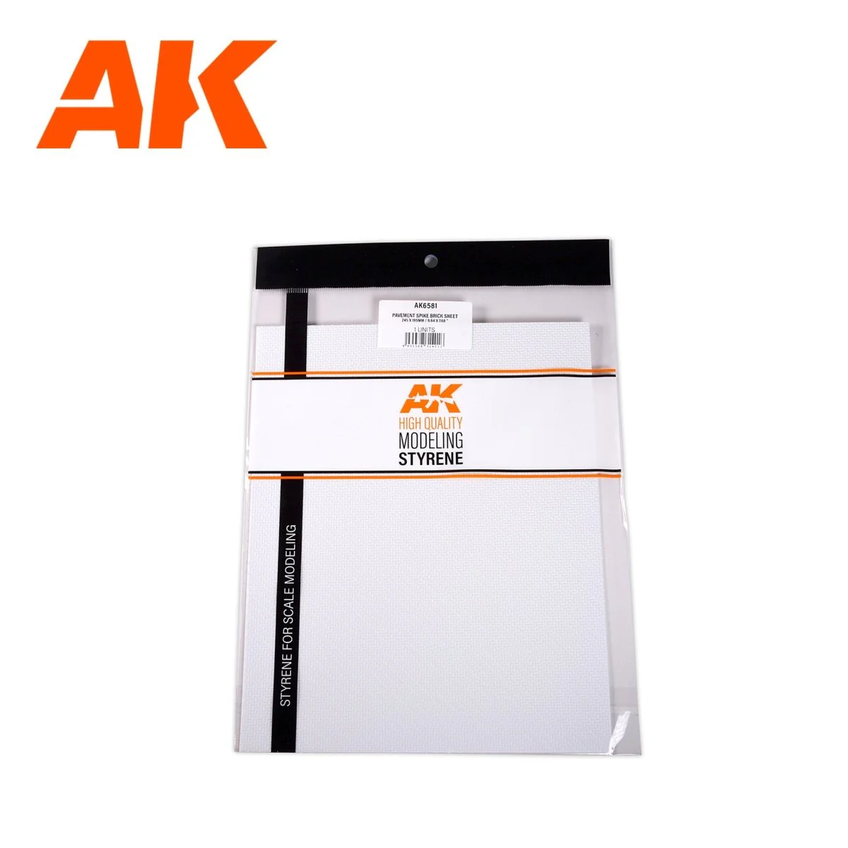 AK Interactive - Pavement Spike Brick Sheet 245x195mm/9.64x7.68" 1U (AK6581) - Image 2