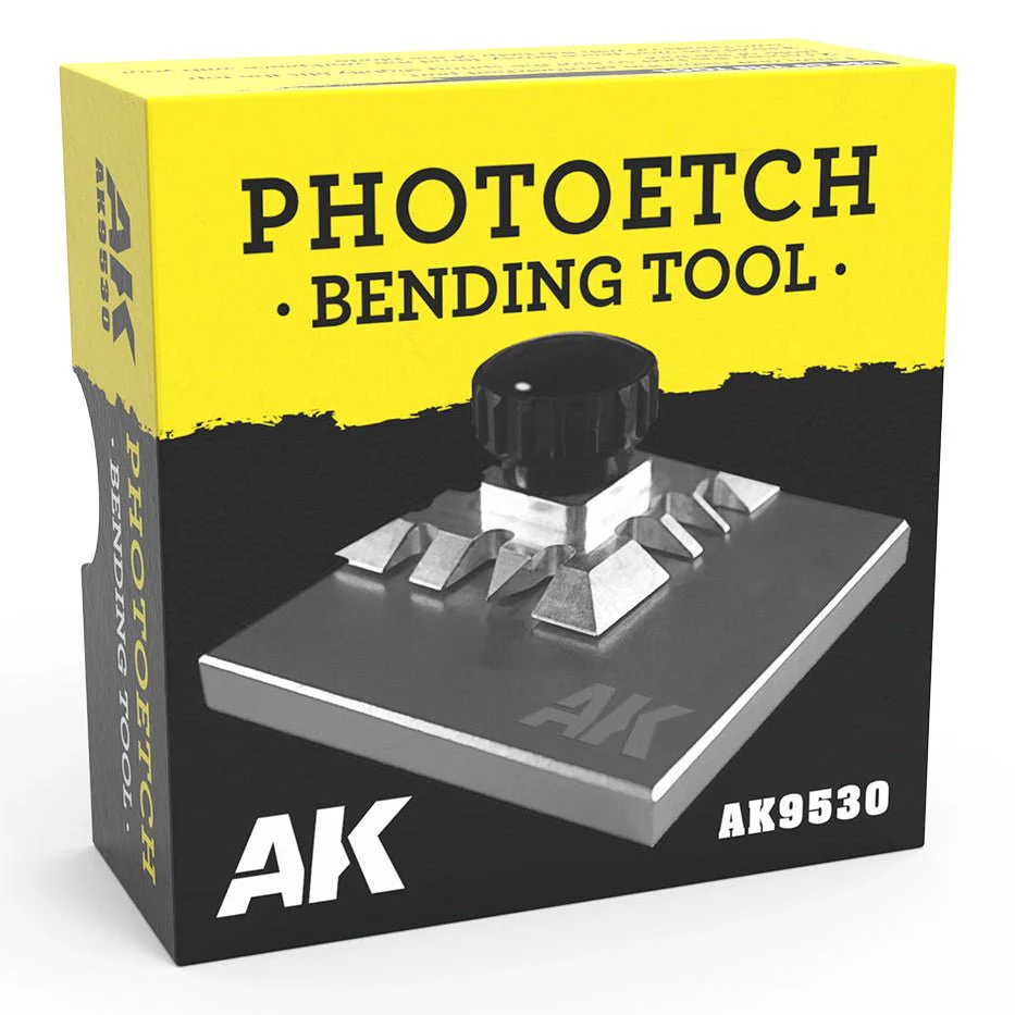 AK Interactive - Photo-Etched Bending Tool 83.2x83.2mm (AK9530)