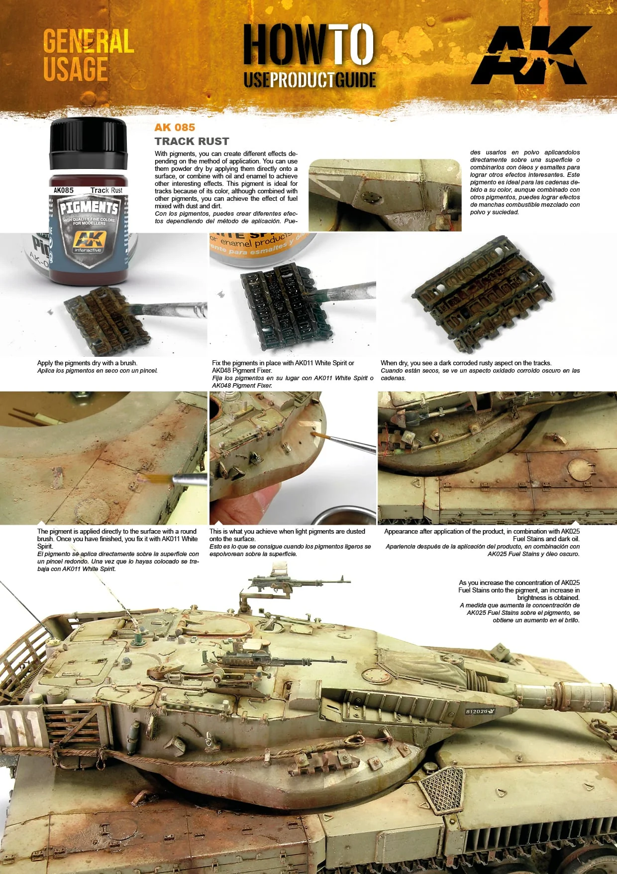 AK Interactive Pigment - Track Rust (AK085) - Image 2