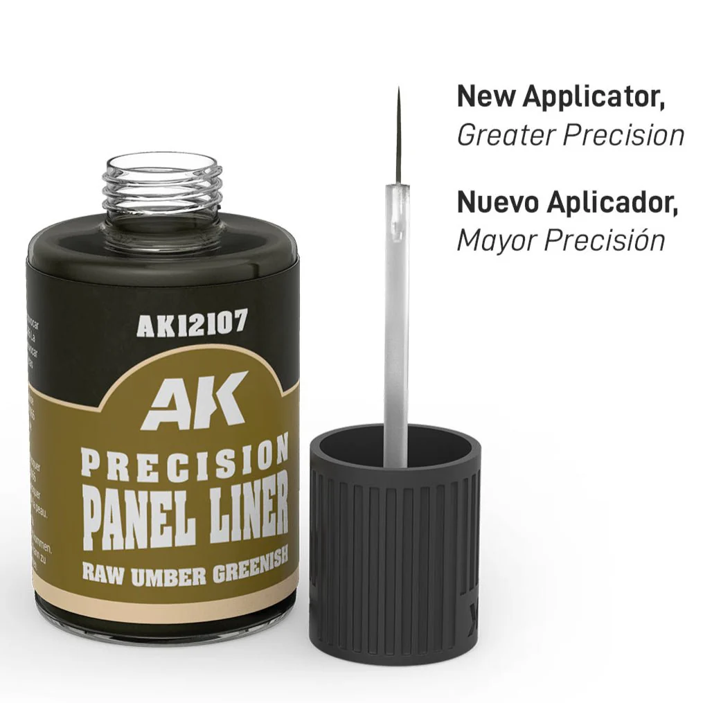 AK Interactive Precision Panel Liner - Raw Umber Greenish (AK12107) - Image 2