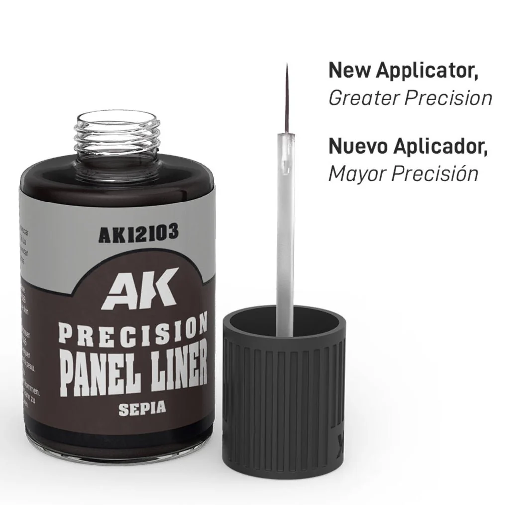 AK Interactive Precision Panel Liner - Sepia (AK12103) - Image 2
