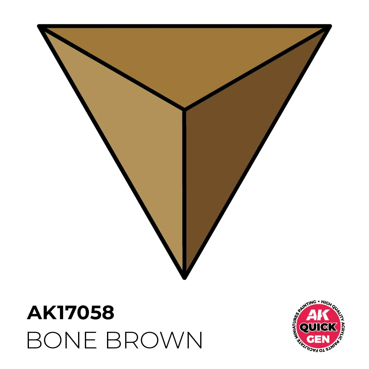 AK Interactive Quick Gen - Bone Brown 18ml (AK17058) - Image 2