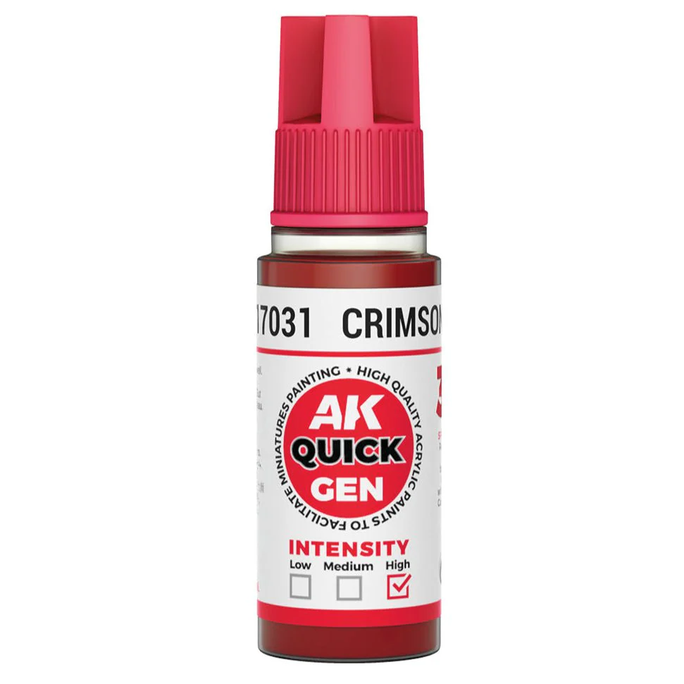 AK Interactive Quick Gen - Crimson Red 18ml (AK17031)