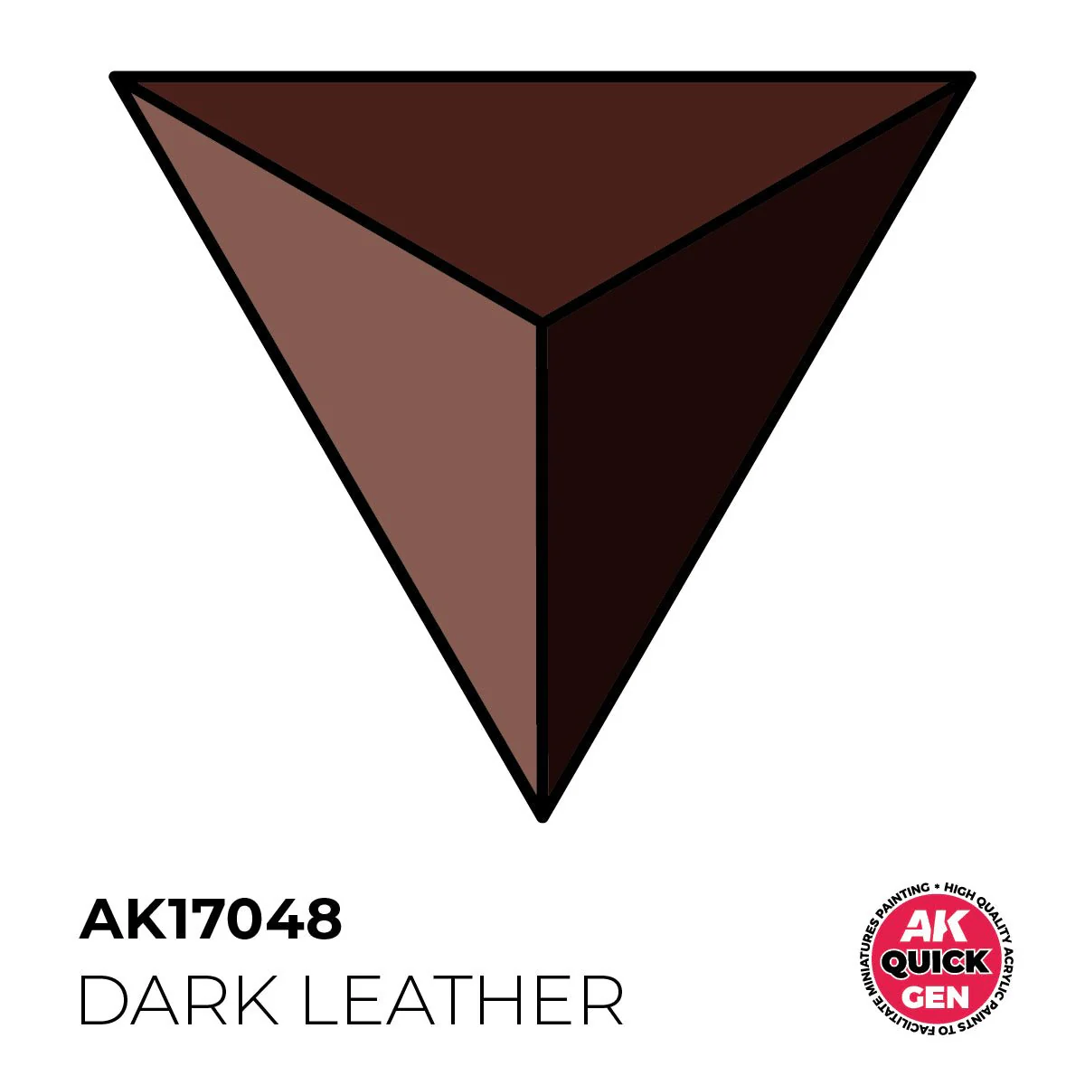 AK Interactive Quick Gen - Dark Leather 18ml (AK17048) - Image 2