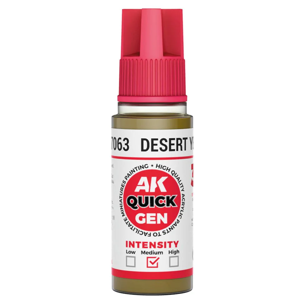 AK Interactive Quick Gen - Desert Yellow 18ml (AK17063)