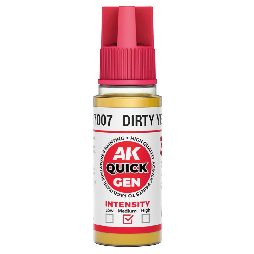 AK Interactive Quick Gen - Dirty Yellow 18ml (AK17007)