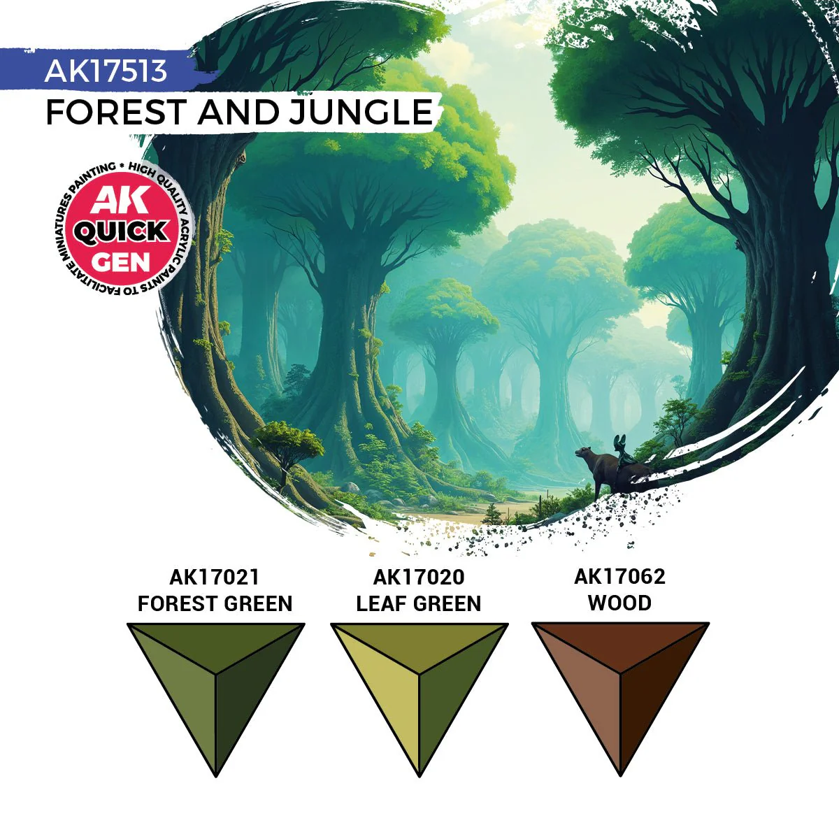 AK Interactive Quick Gen Set - Forest & Jungle (AK17513) - Image 3