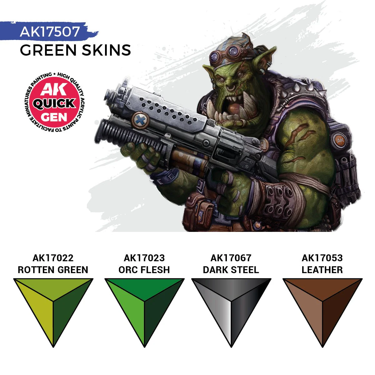 AK Interactive Quick Gen Set - Green Skins (AK17507) - Image 3