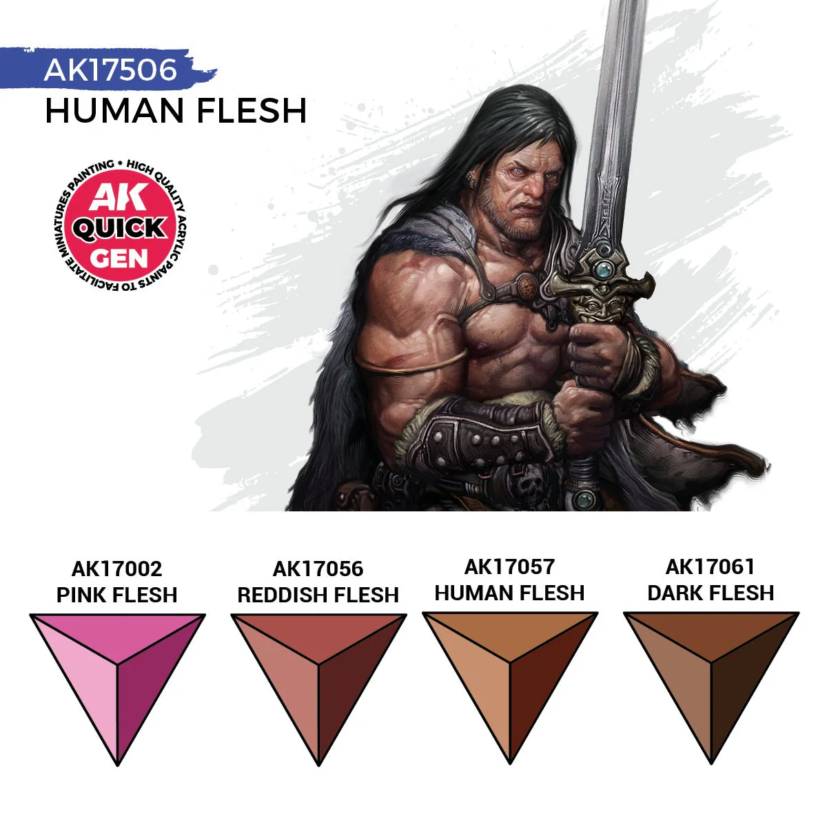 AK Interactive Quick Gen Set - Human Flesh (AK17506) - Image 3