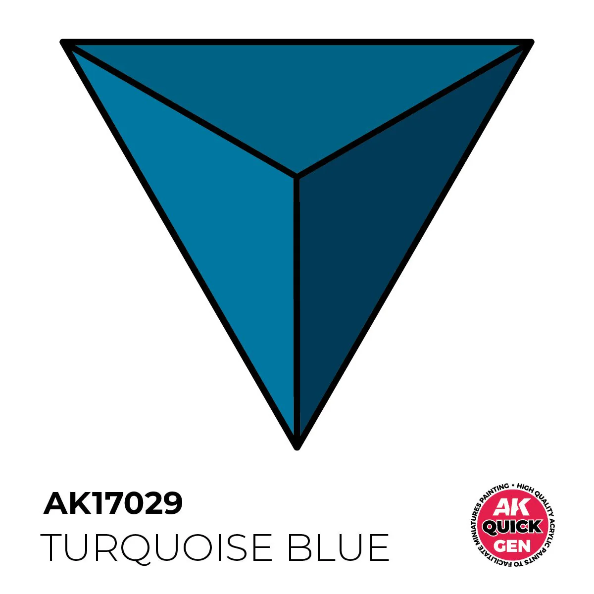 AK Interactive Quick Gen - Turquoise Blue 18ml (AK17029) - Image 2