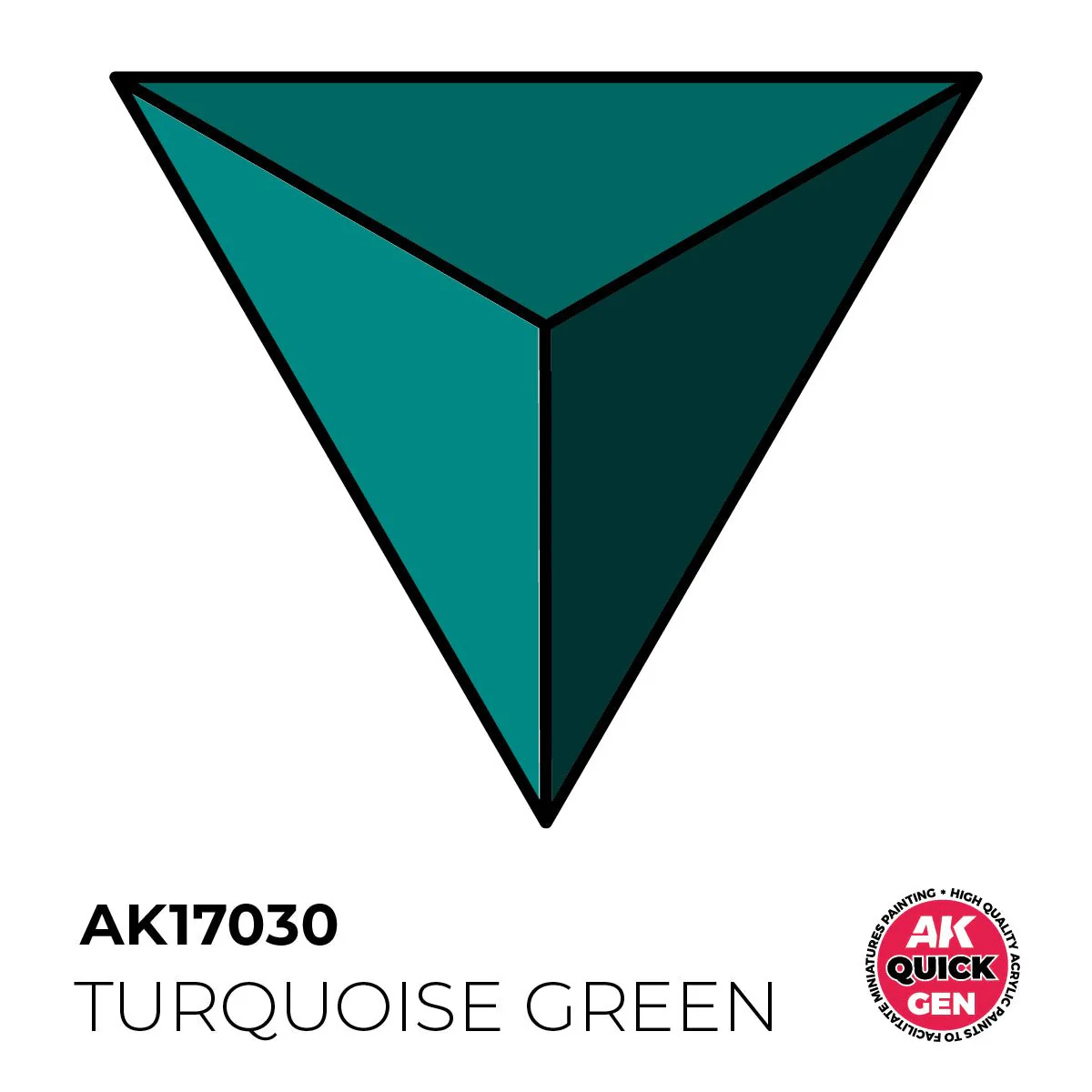 AK Interactive Quick Gen - Turquoise Green 18ml (AK17030) - Image 2