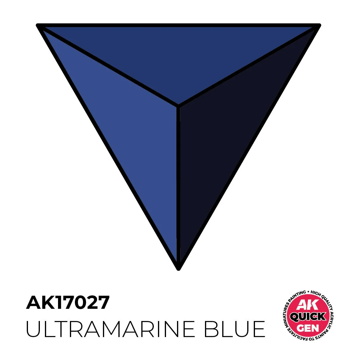 AK Interactive Quick Gen - Ultramarine Blue 18ml (AK17027) - Image 2