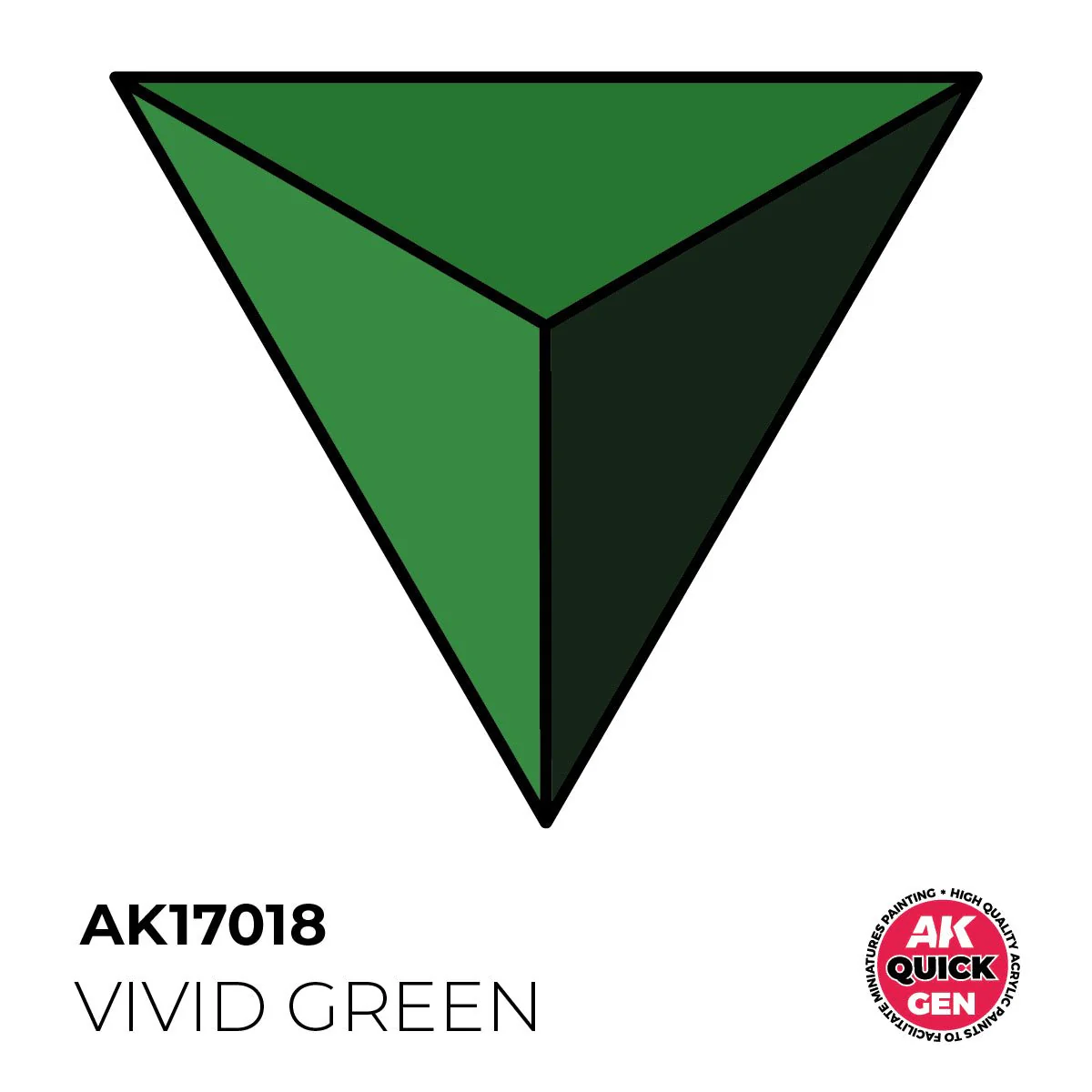 AK Interactive Quick Gen - Vivid Green 18ml (AK17018) - Image 2