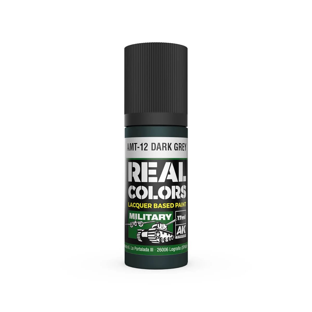 AK Interactive Real Colors - AMT-12 Dark Grey (RC978)