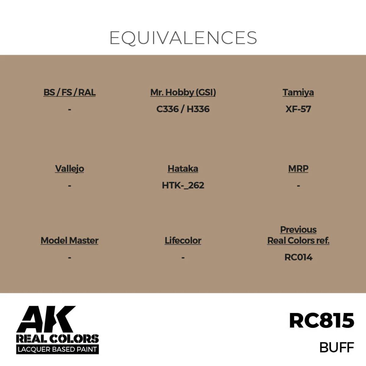 AK Interactive Real Colors - Buff 17ml. (RC815) - Image 3