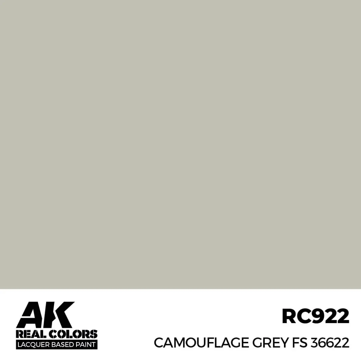 AK Interactive Real Colors - Camouflage Grey FS 36622 (RC922) - Image 2