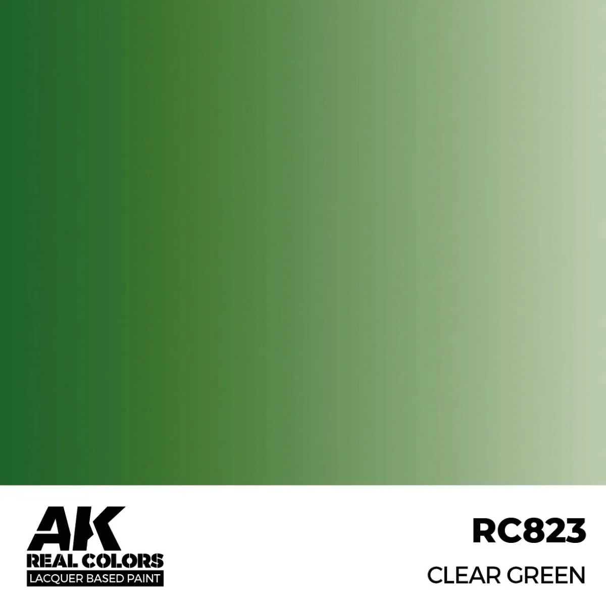 AK Interactive Real Colors - Clear Green 17ml. (RC823) - Image 2