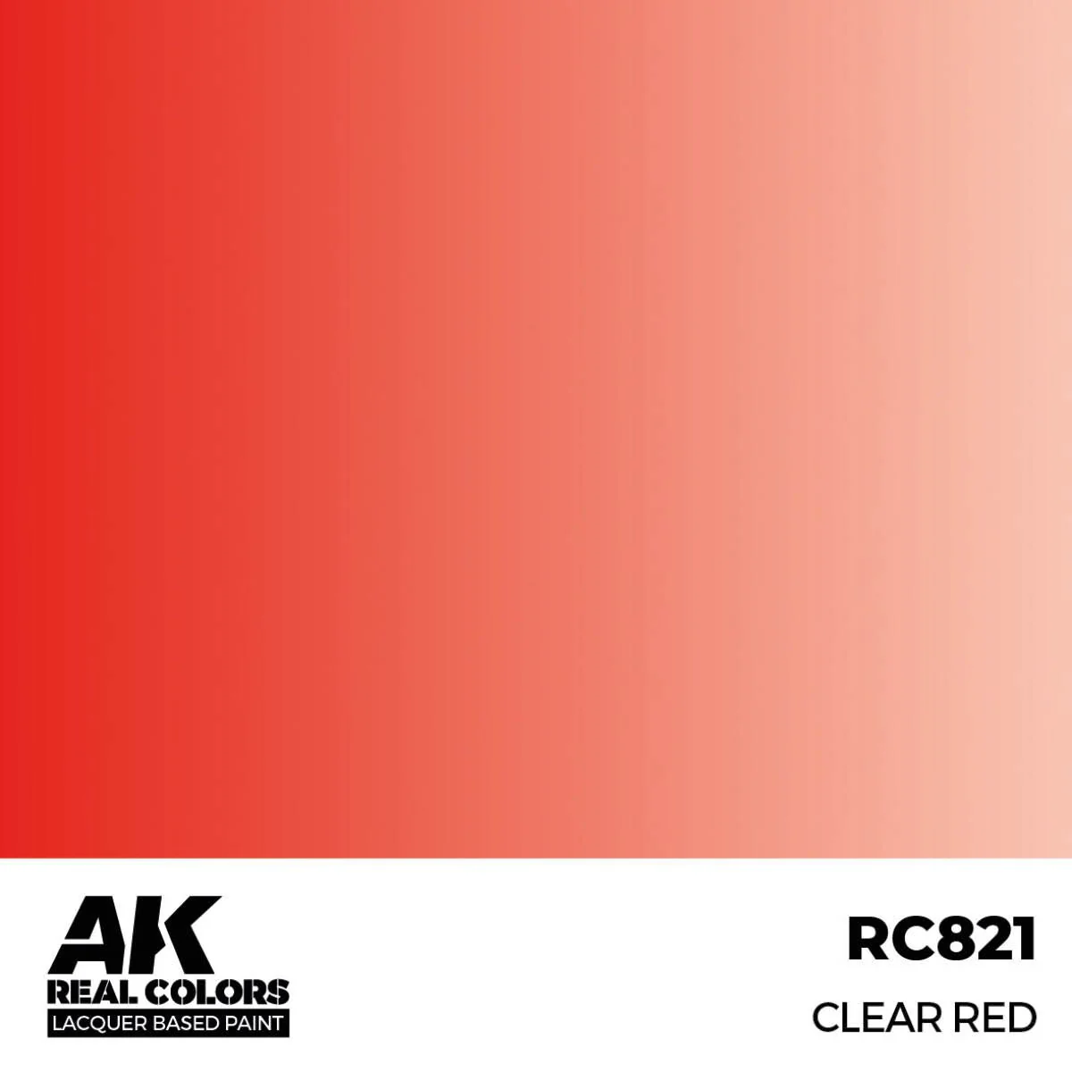 AK Interactive Real Colors - Clear Red 17ml. (RC821) - Image 2