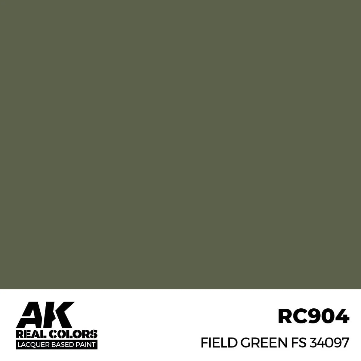 AK Interactive Real Colors - Field Green FS 34097 (RC904) - Image 2