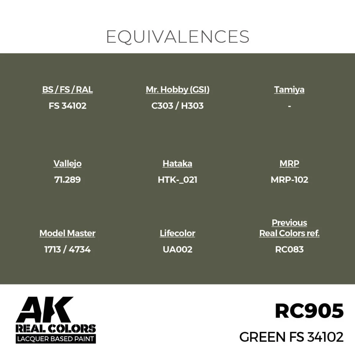 AK Interactive Real Colors - Green FS 34102 (RC905) - Image 3