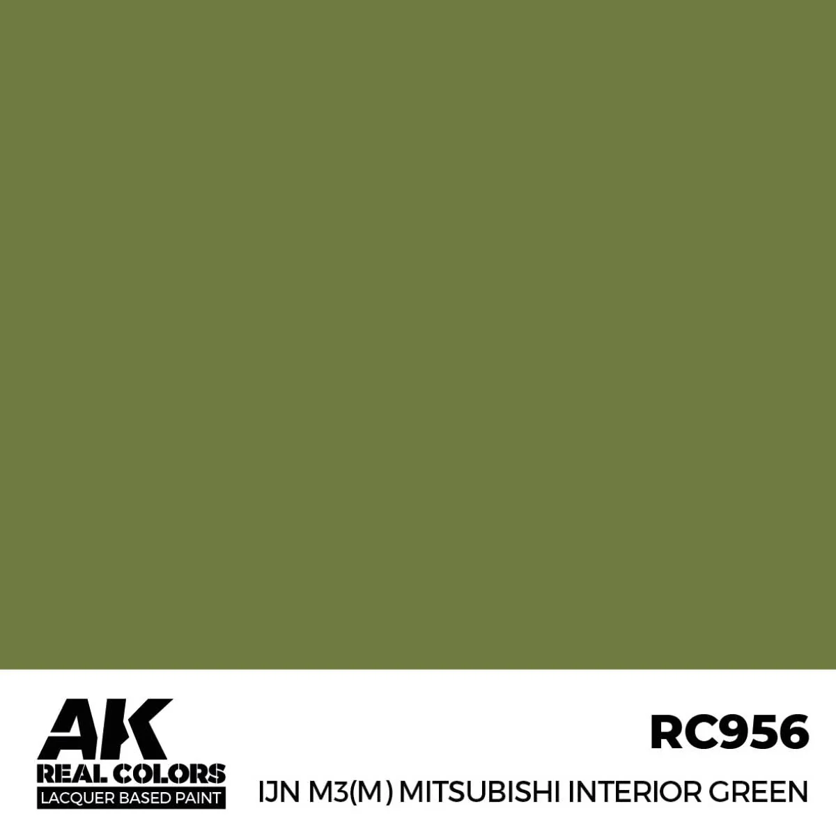 AK Interactive Real Colors - IJN M3(M) Mitsubishi Interior Green (RC956) - Image 2