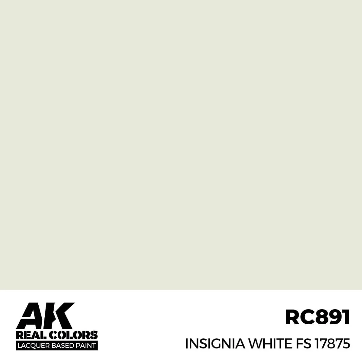 AK Interactive Real Colors - Insignia White FS 17875 (RC891) - Image 2