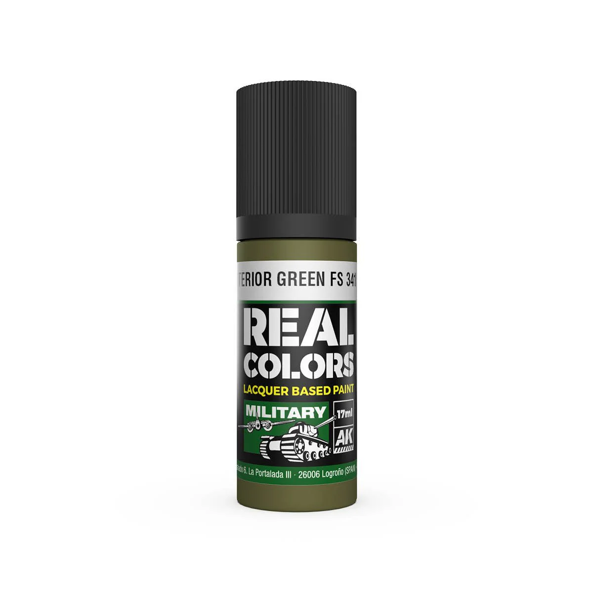 AK Interactive Real Colors - Interior Green FS 34151 (RC906)