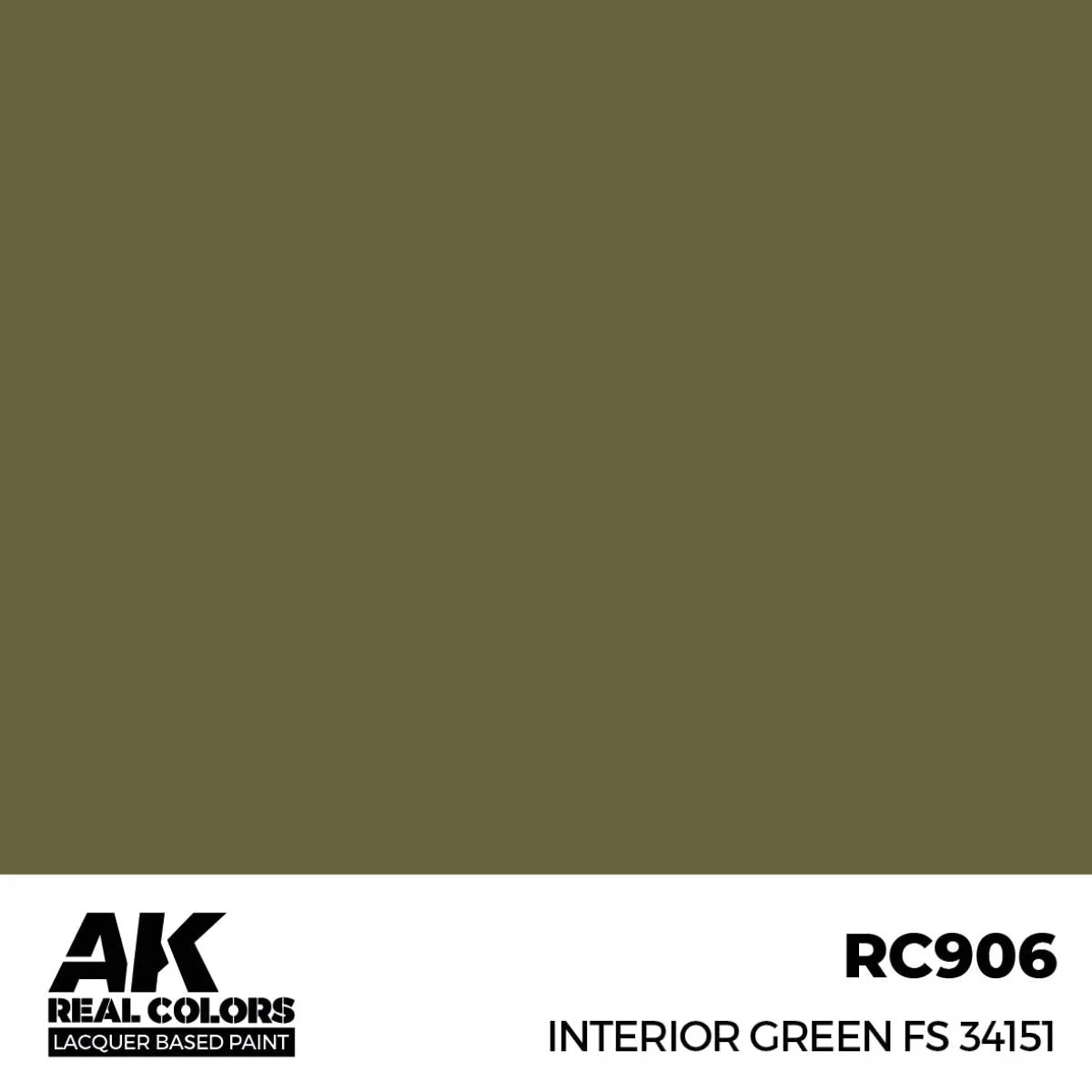 AK Interactive Real Colors - Interior Green FS 34151 (RC906) - Image 2