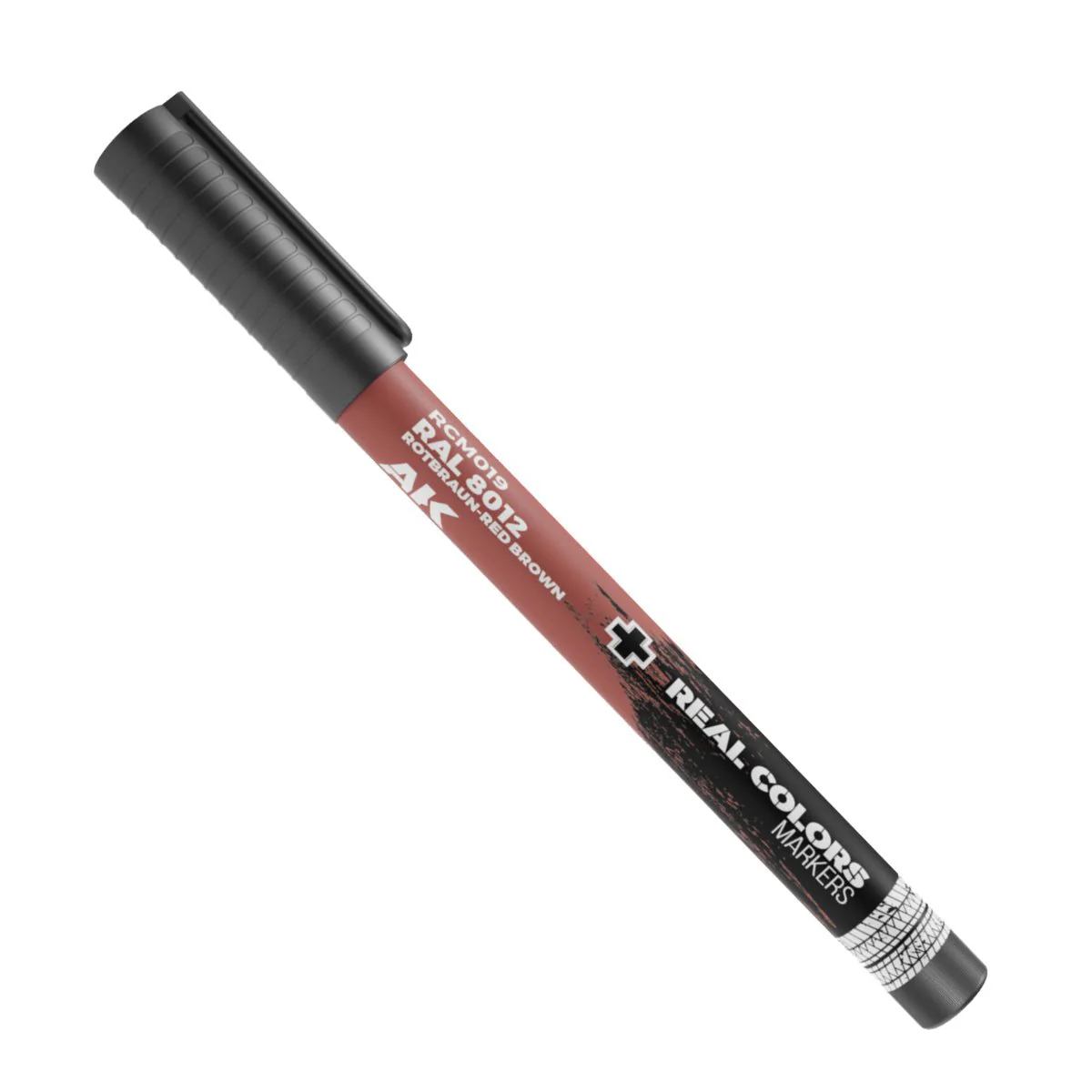 AK Interactive Real Colors Marker RAL 8012 Rotbraun-Red Brown (RCM019) - Image 2