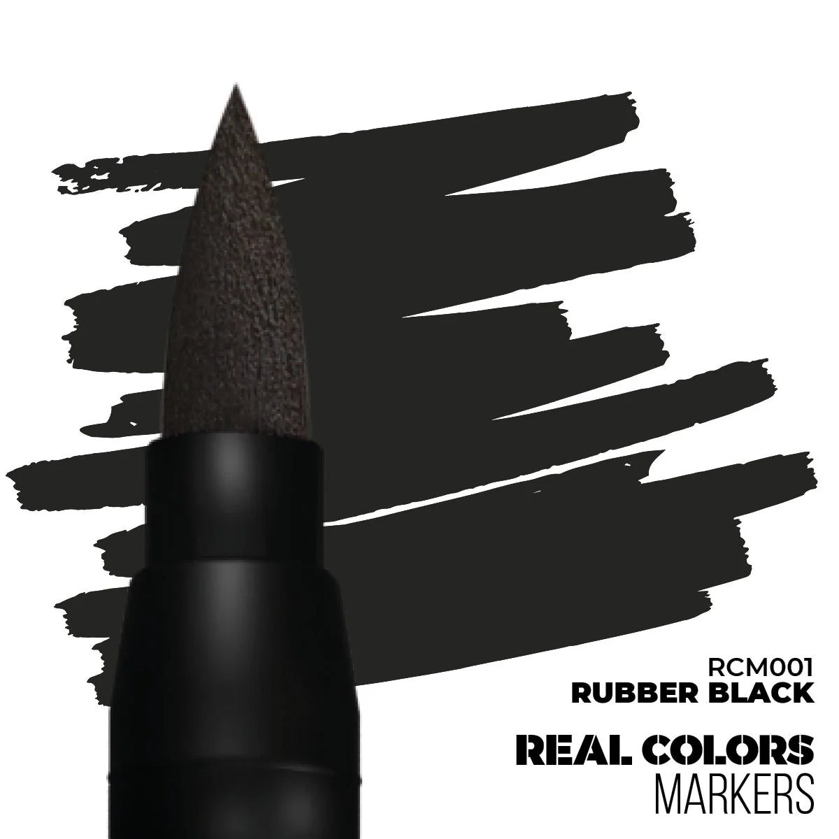 AK Interactive Real Colors Marker - Rubber Black (RCM001)