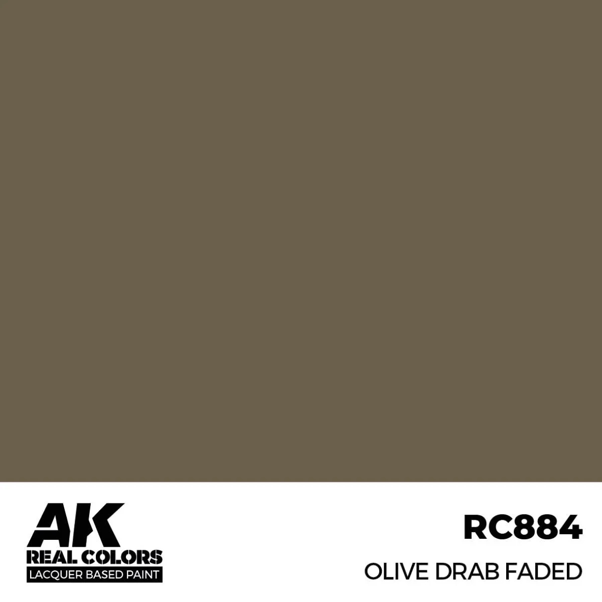 AK Interactive Real Colors - Olive Drab Faded (RC884) - Image 2