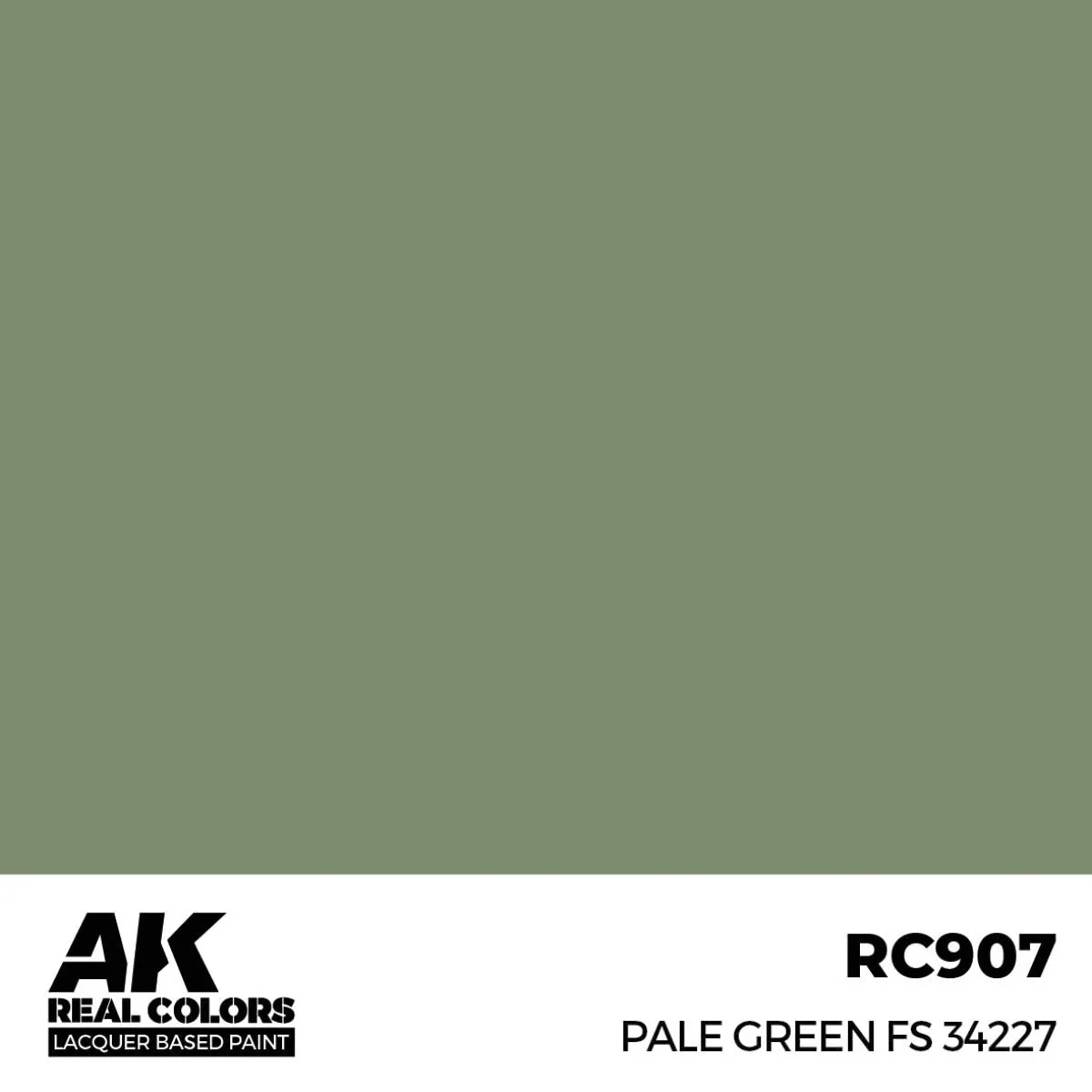 AK Interactive Real Colors - Pale Green FS 34227 (RC907) - Image 2