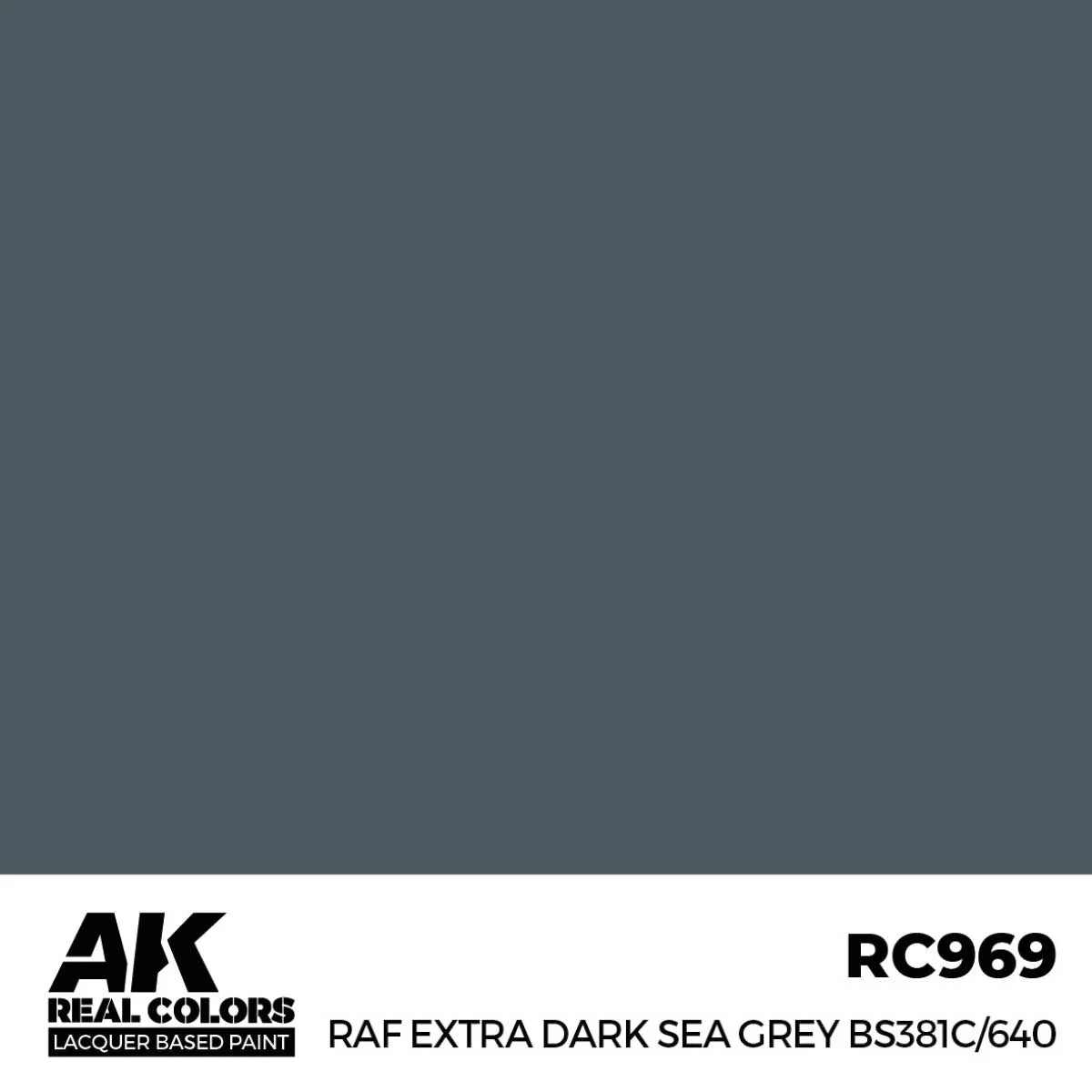 AK Interactive Real Colors - RAF Extra Dark Sea Grey BS381C/640 (RC969) - Image 2