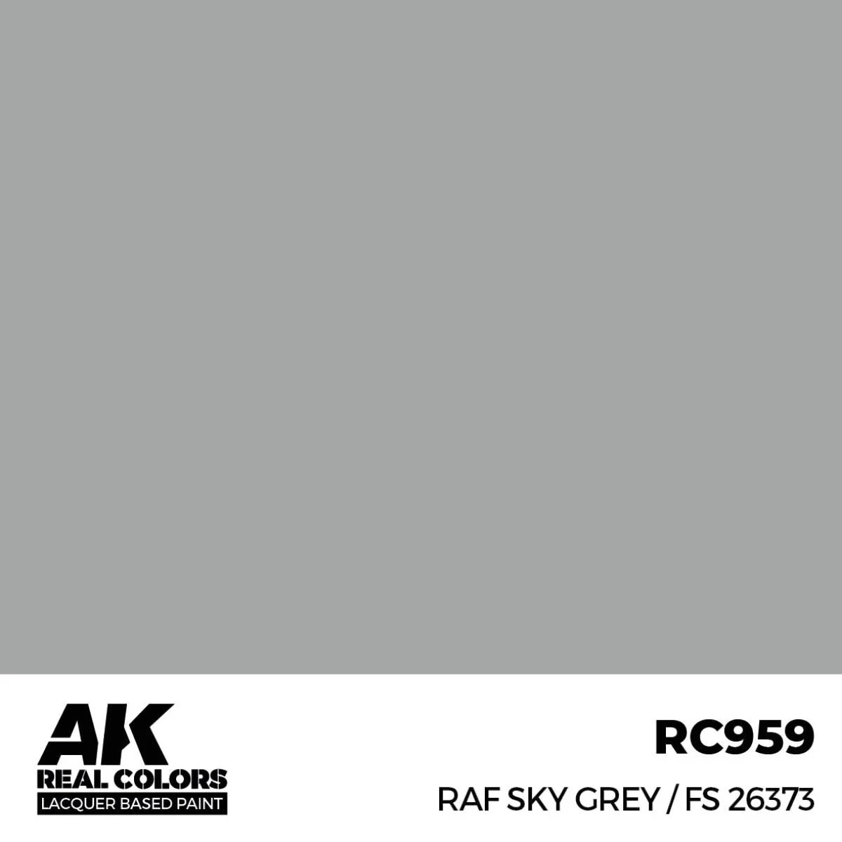 AK Interactive Real Colors - RAF Sky Grey / FS 26373 (RC959) - Image 2