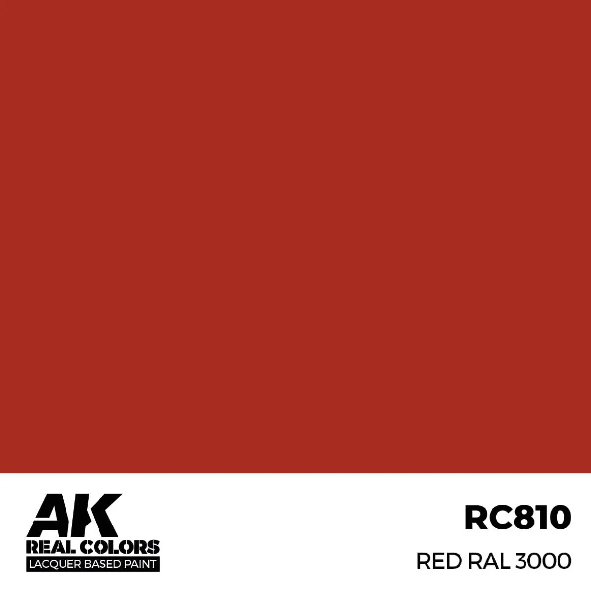 AK Interactive Real Colors - Red RAL 3000 17ml. (RC810) - Image 2