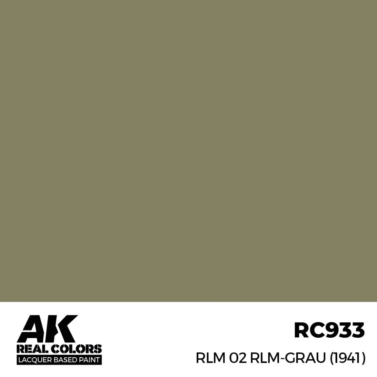 AK Interactive Real Colors - RLM 02 Rlm-Grau (1941) (RC933) - Image 2