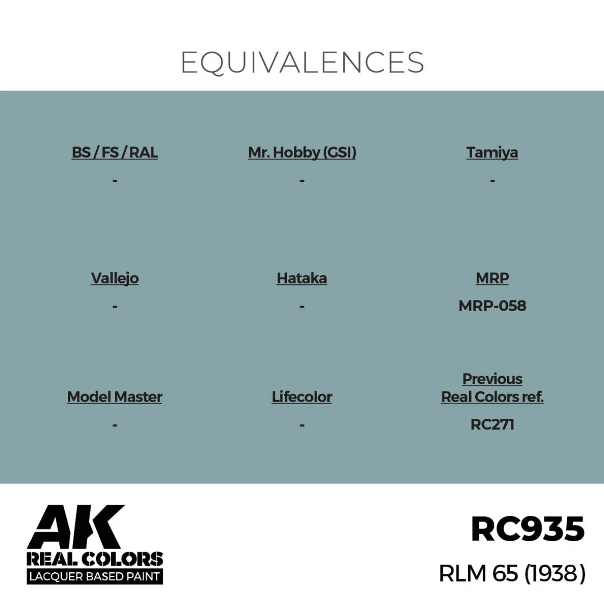 AK Interactive Real Colors - RLM 65 (1938) (RC935) - Image 3