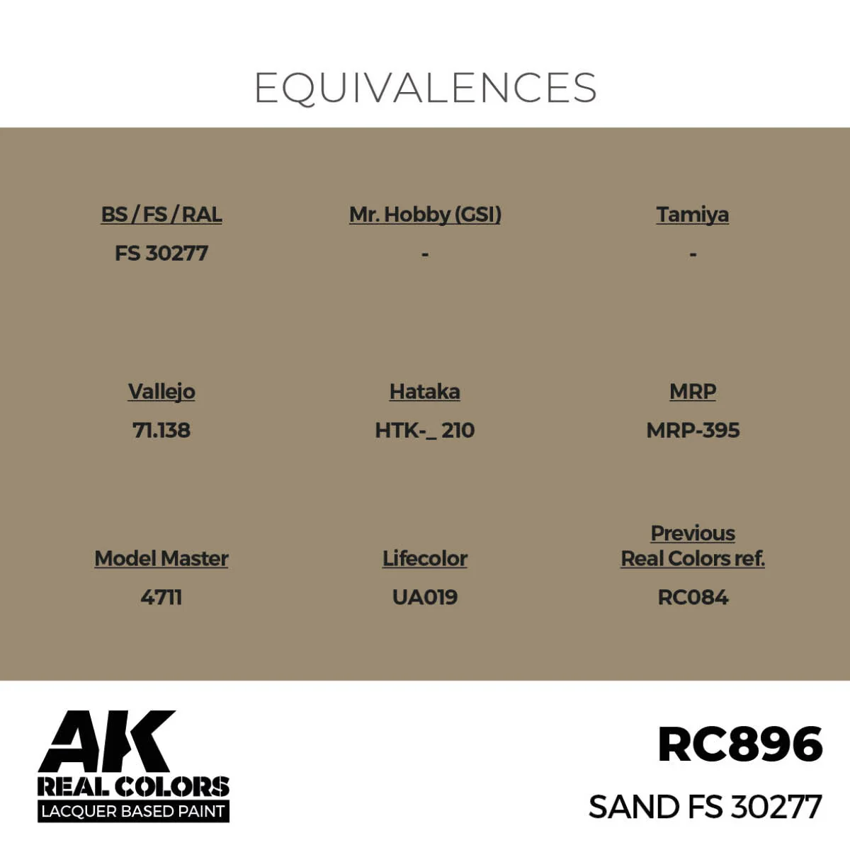 AK Interactive Real Colors - Sand FS 30277 (RC896) - Image 3