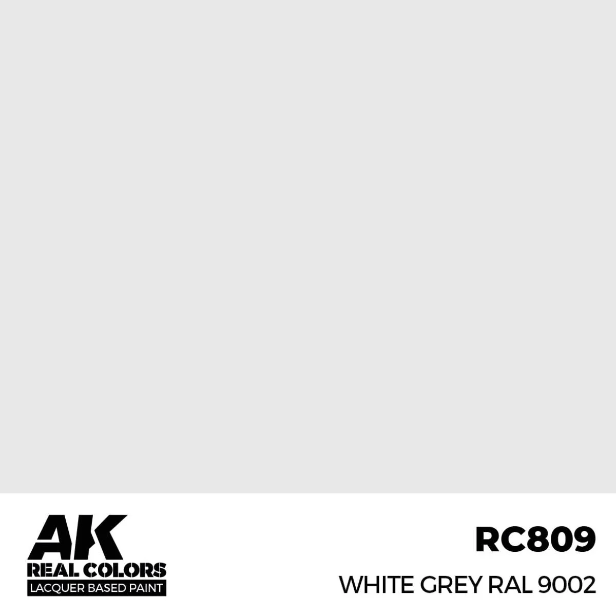 AK Interactive Real Colors - White Grey RAL 9002 17ml. (RC809) - Image 2
