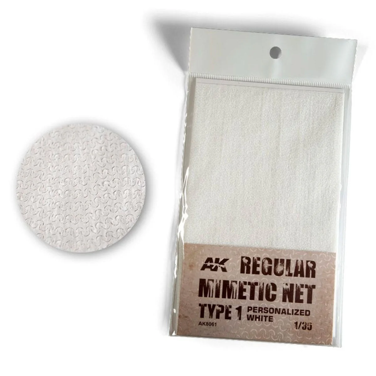 AK Interactive Regular Mimetic Net Type 1 Personalised White (AK8061)