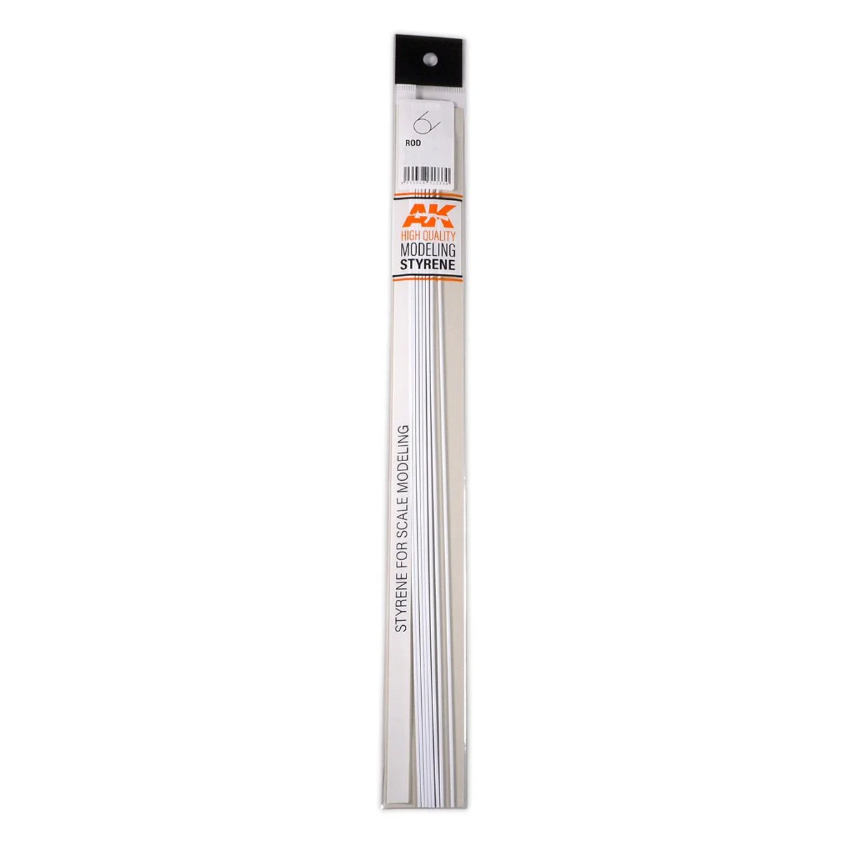 AK Interactive - Rod 2.00 Diameter X 350mm - Styrene Strip (AK6540)