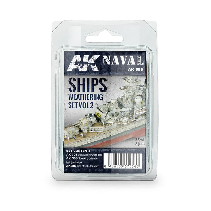 AK Interactive - Ships Vol.2 Weathering Set (AK556)
