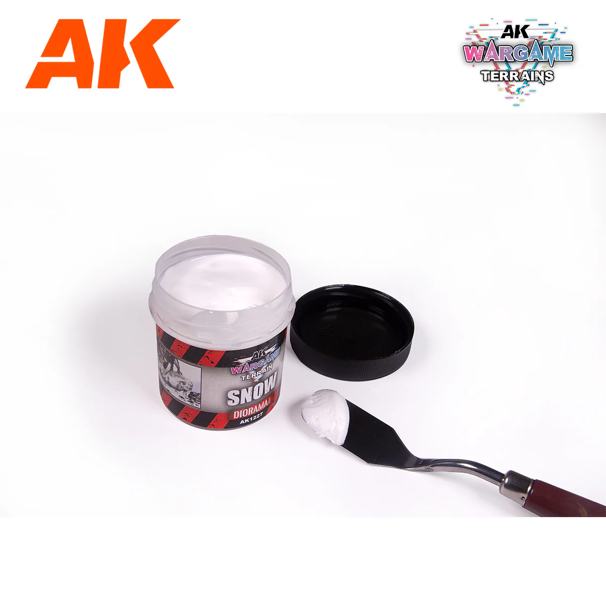 AK Interactive Snow - Wargame Terrains - 100ml (AK1227) - Image 2