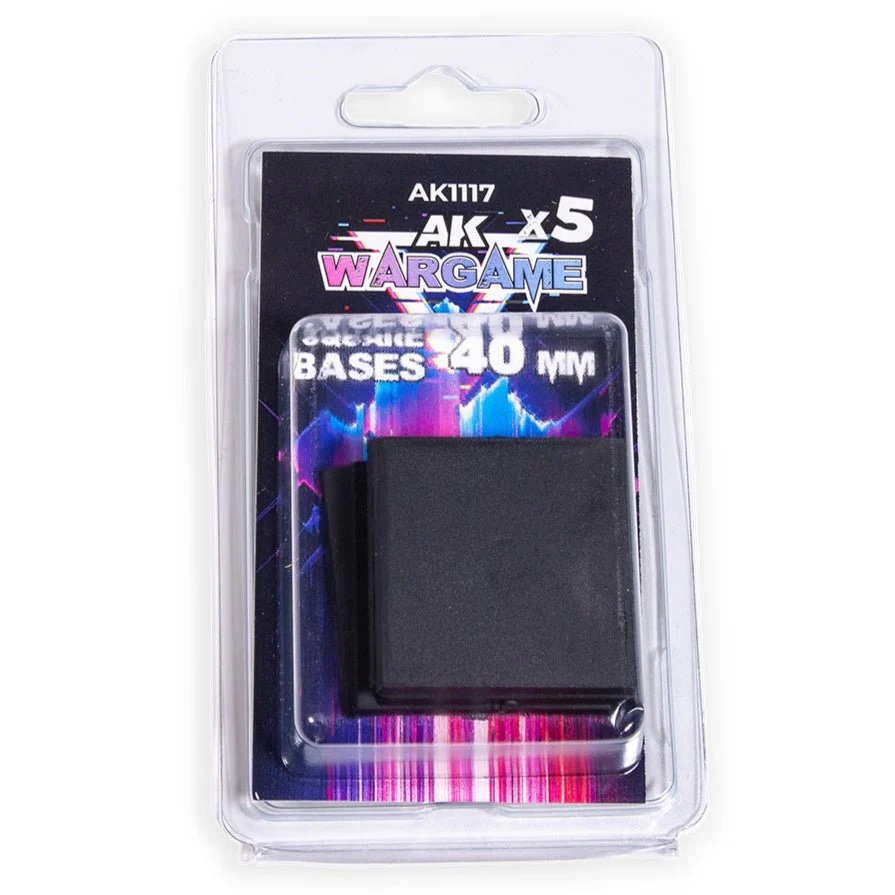 AK Interactive - Square Bases 40x40mm X 5 (AK1117)