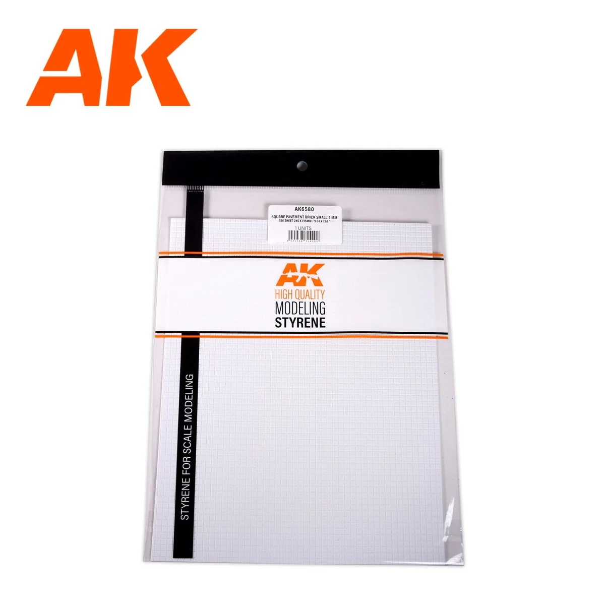 AK Interactive - Square Pavement Brick Small 4mm/156 Sheet 245x195 (AK6580) - Image 2
