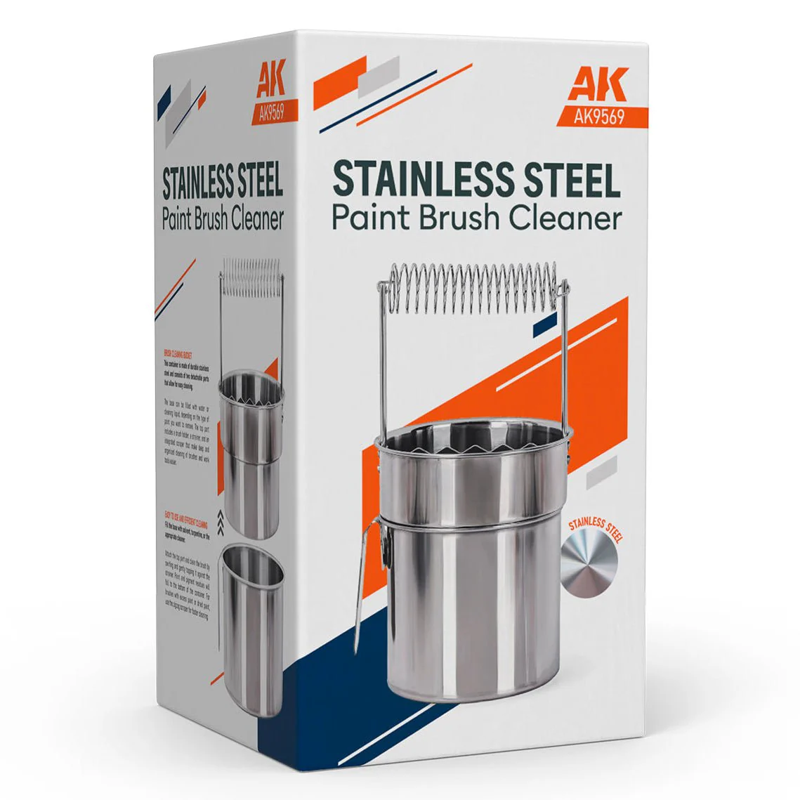 AK Interactive - Stainless Steel Paint Brush Cleaner (AK9569)