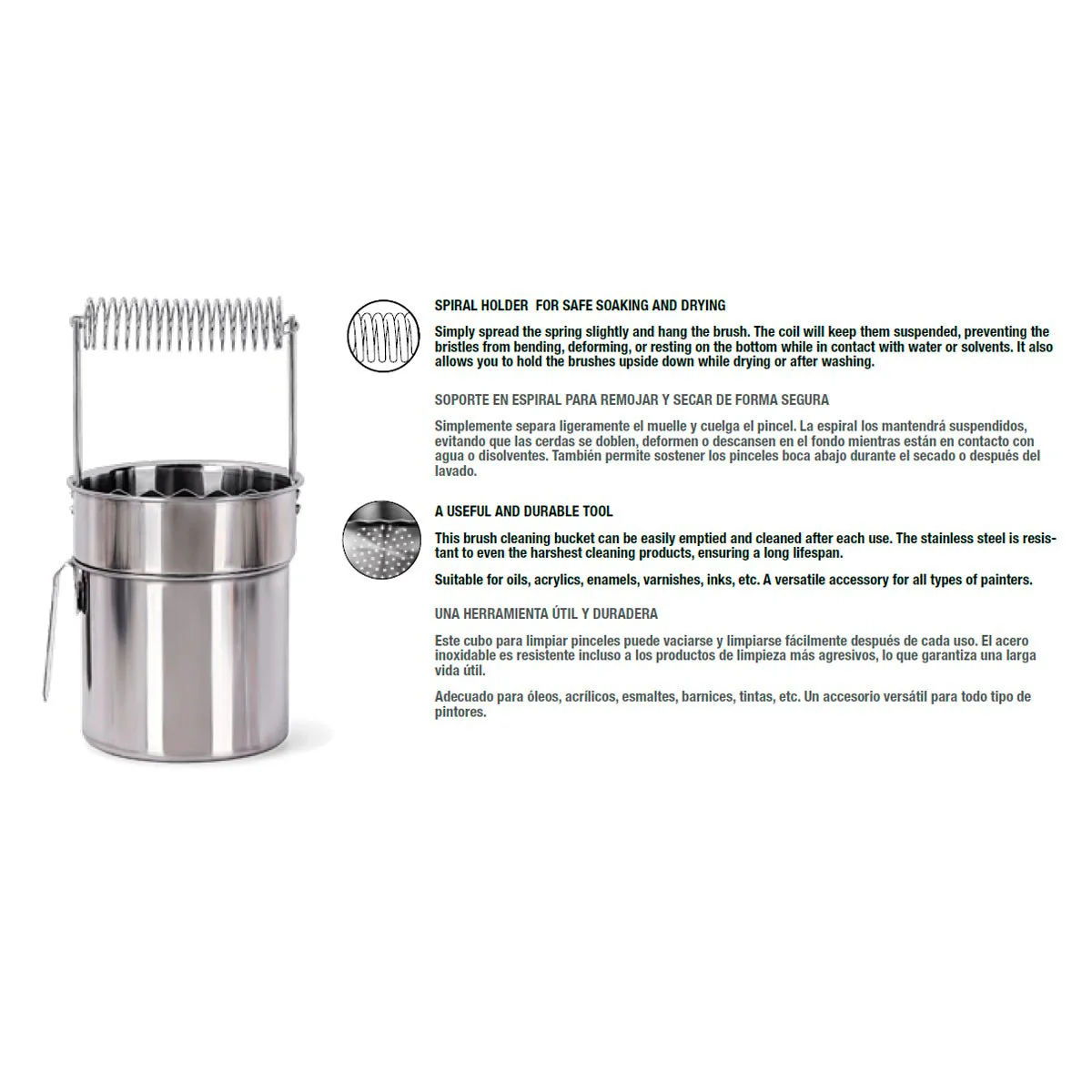 AK Interactive - Stainless Steel Paint Brush Cleaner (AK9569) - Image 2
