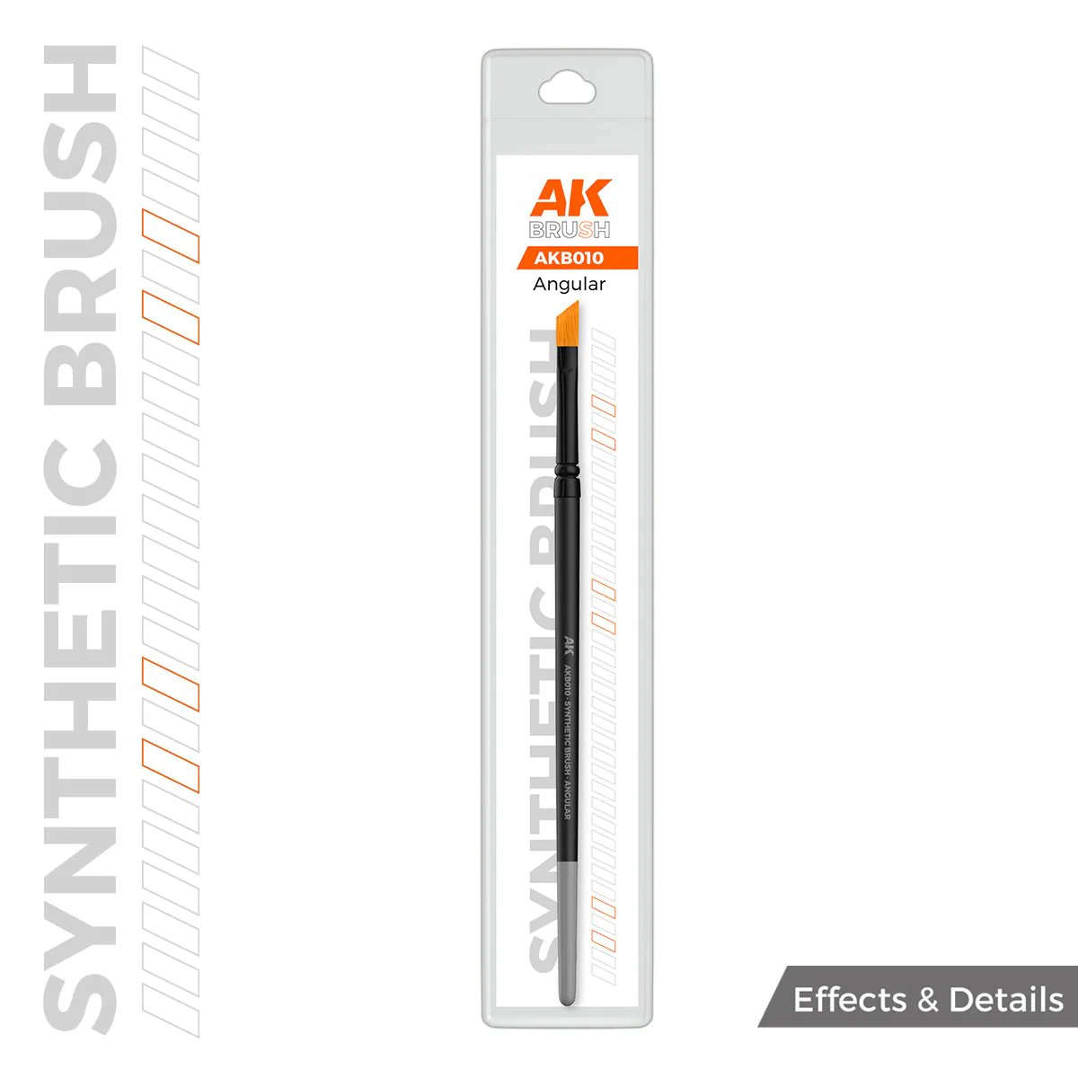 AK Interactive Synthetic Brush - Angular (AKB010) - Image 2